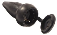 Vollgummi Schutzkontakt Schukokupplung Kabelbuchse IP44 As - Schwabe 60417