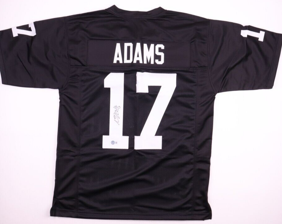 Davante Adams Autographed Signed Las Vegas Raiders Jersey (Beckett) 5xPro Bowl Wide Receiver 