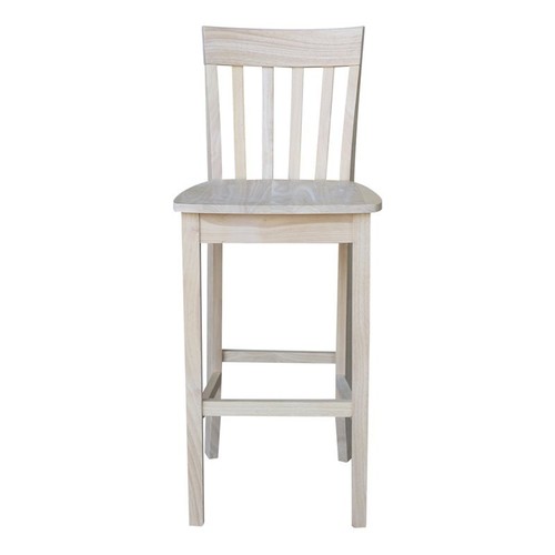 Slatback Bar height Stool - 30" Seat Height - Picture 5 of 11