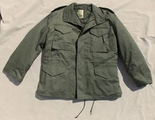 Military Jacket Men's Size L Green Mil-Tec Sturm with Removable Liner No Hood