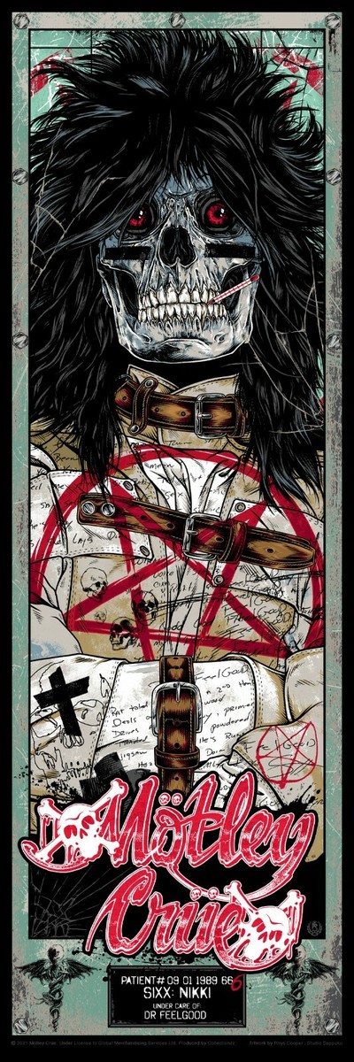 Mötley Crüe Dr. Feelgood's Patients set of 4 Tour Posters* NEW