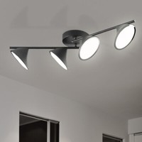Led Decken Leuchte Dimmbar Wohn Ess Schlaf Zimmer Beleuchtung Spotleiste Lampe