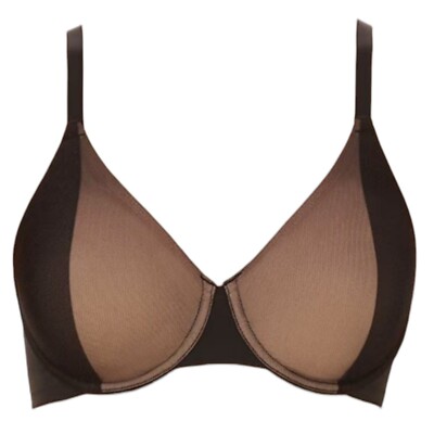 Natori 30G side effect unlined underwire bra black cafe full coverage shapes