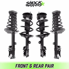 Set 4 Front Complete Struts Rear Shocks For 2004-2007 Toyota Highlander FWD