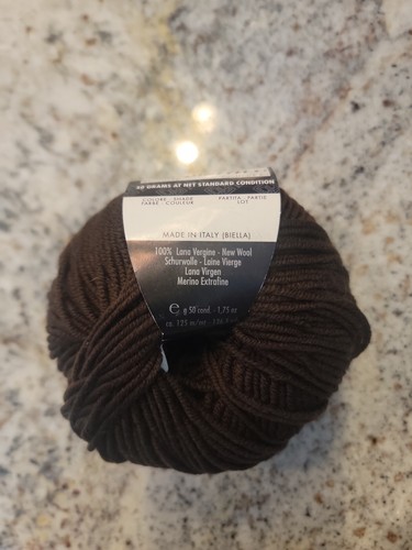 NUOVO Filato Filato Di Crosa ZARA Merino Extrafine DK Marrone Superlavaggio a Maglia - Foto 2 di 3