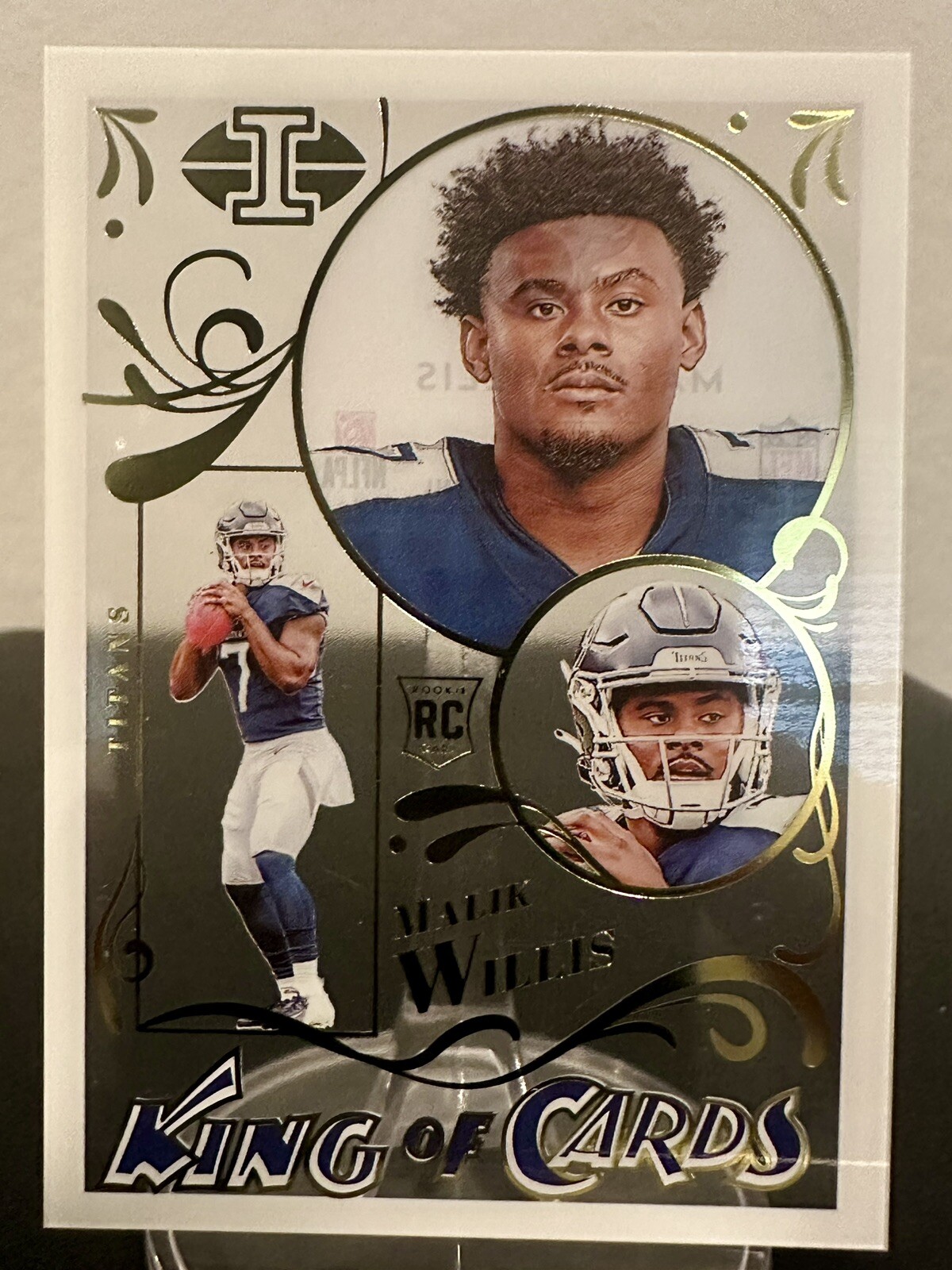 2022 Illusions Malik Willis King of Cards Rookie RC #KC-18 🏈 Tennessee Titans