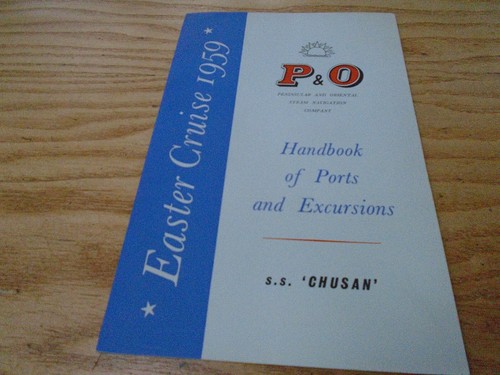 P&0 CRUISE  SS ARCADIA  CARD  1954 FIRST CLASS  GRAPHICS - Picture 1 of 13