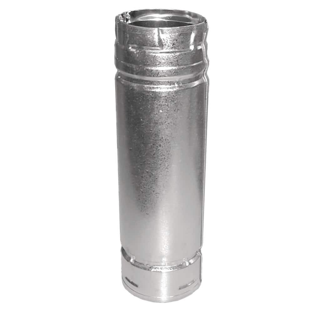 Chimney Stove Pipe Pellet Vent Double Wall Galvanized Steel 4 in. x 36 in