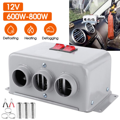 #ad #ad 800W Electric Car Heater 3 Hole 12V DC Heating Fan Defogger Defroster Demister $24.99
