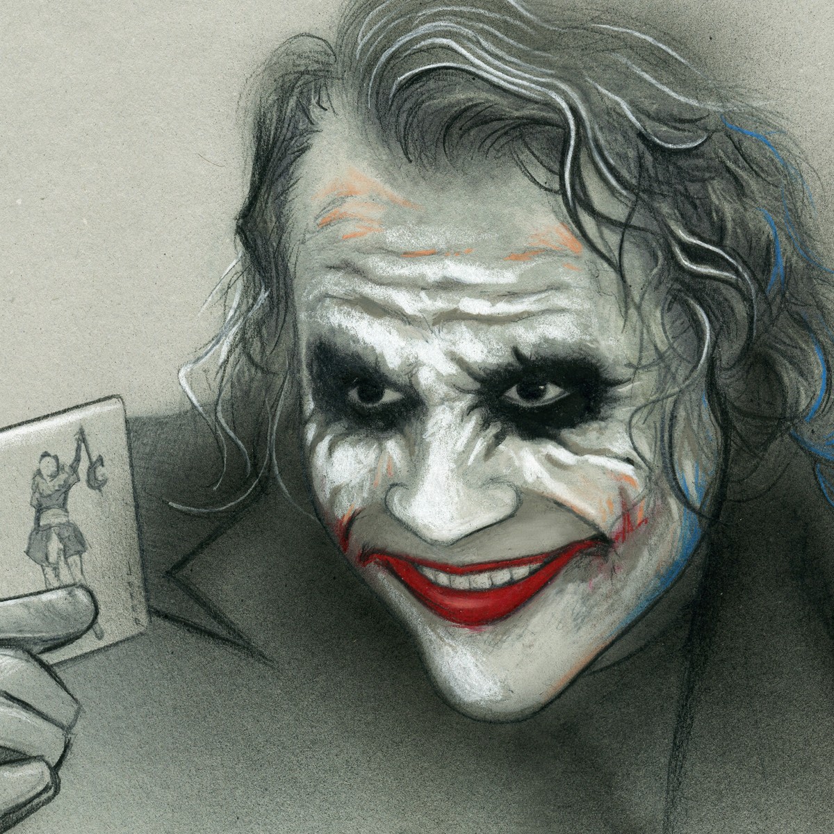 Artwork Of Joker Heath Ledger Illustration Art  Citypng