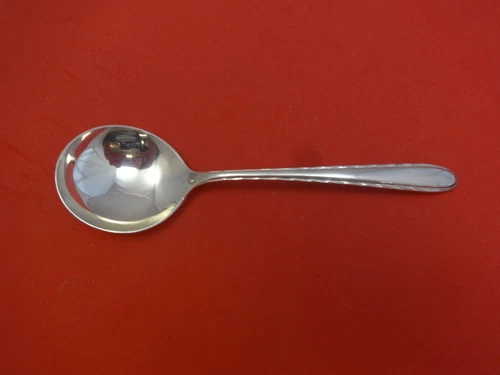 Silver Flutes by Towle Sterling Silver Cream Soup Spoon 6 1/2" Silverware