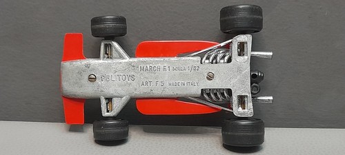 Vintage Toy Race Car F.5 Ford March F1 1:32 Politoys Made In Italy - Picture 18 of 20