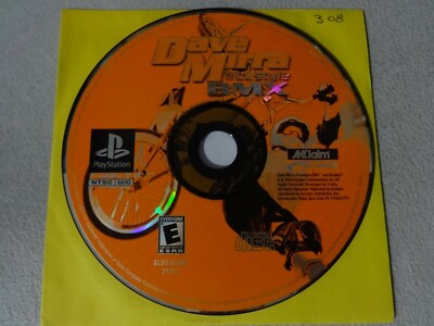 Dave Mirra Freestyle BMX Sony Playstation One PSX Game Disc Only 