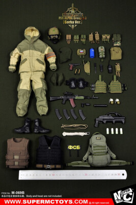 SUPERMCTOYS M-069B 1/6 Russian Spetsnaz FSB ALPHA Group 3.0 Gorka