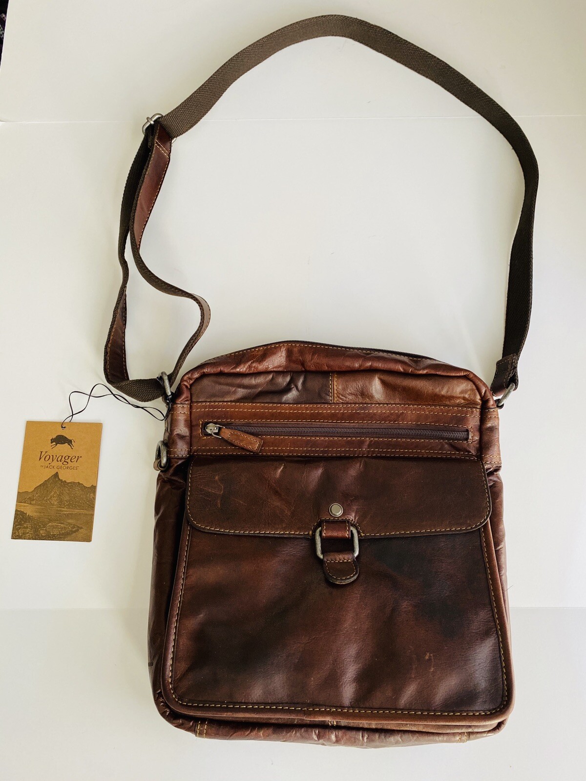 jack georges voyager large city crossbody bag