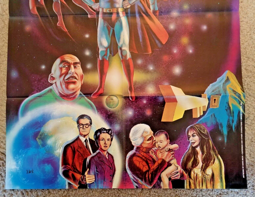 Superman by David Beck poster (21x31 in) vintage/original 1978 Starlog / DC - 第 4/7 張圖片