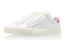 ADIDAS COURTVANTAGE bianche rosa oro VERA PELLE sneakers ORIGINALI stock firmato