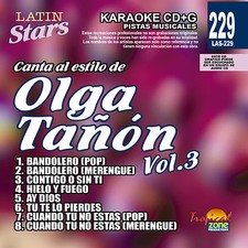 Karaoke Latin Stars 229 Olga Ta on Vol.3