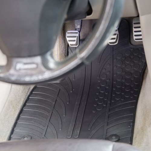 Rubber Car Floor Mats For Opel Zafira C All Weather Heavy Duty Rugs Auto Liners - Foto 4 di 6
