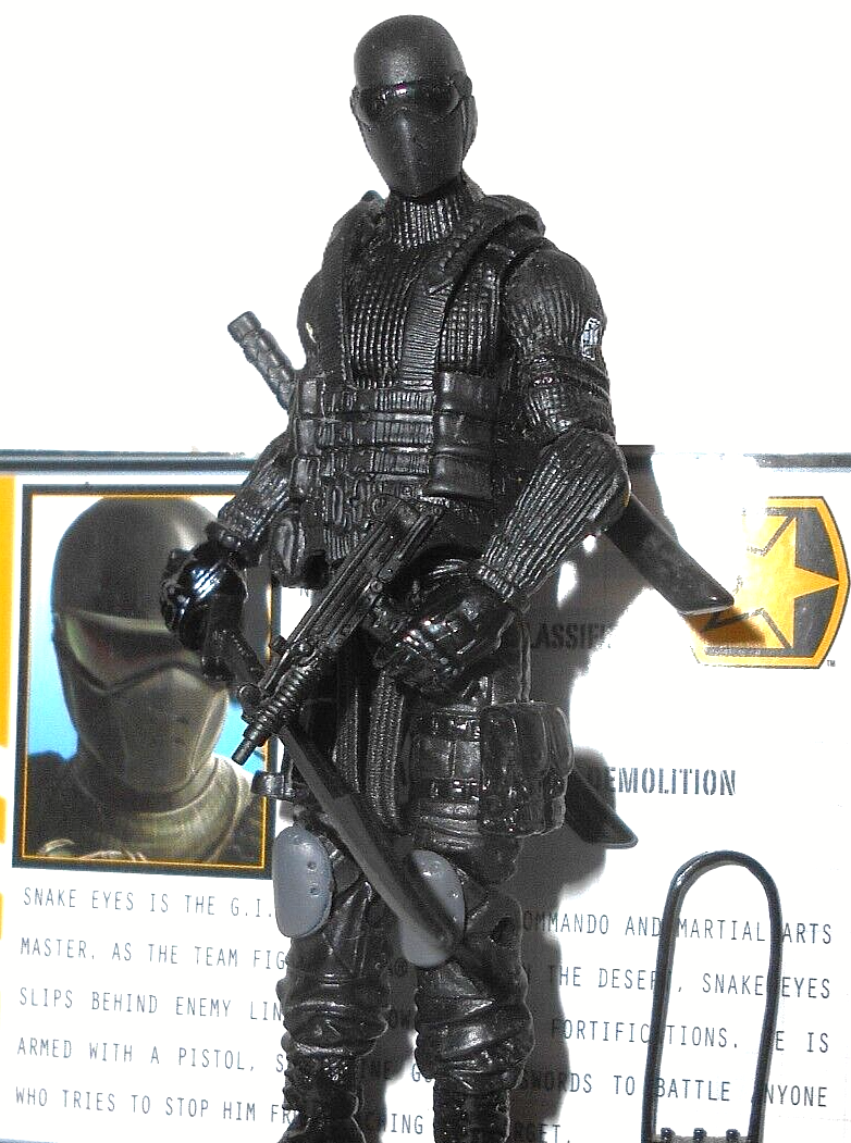 GI-JOE ジーアイジョー GI joe Pursuit of Cobra SNAKE EYES 2011 v54 complete 25th 30th