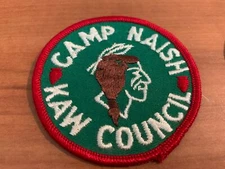 BSA, 1960’s Camp Naish Patch, Kaw Council