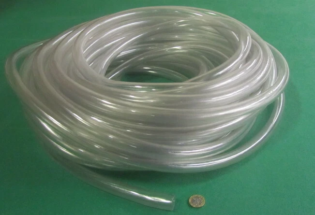 PVC Tubing, Clear, 7/8" OD x 5/8" ID x 1/8" Wall x 50 Foot Coil - Image 4 of 4