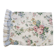 Vintage Cottagecore Pillowcase Ruffle Floral Grannycore 50/50 Percale Cotton