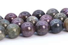 Genuine Natural Ruby Sapphire Beads Grade A Round Loose Beads 6-7/7/8-9/9-10MM