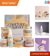 Nurture by Nature Relaxation Kit: Premium Bath Set with Healing Ingredients