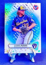 2023 Topps Pristine Corbin Burnes Blue Refractor #22/75 #2 DIAMONDBACKS