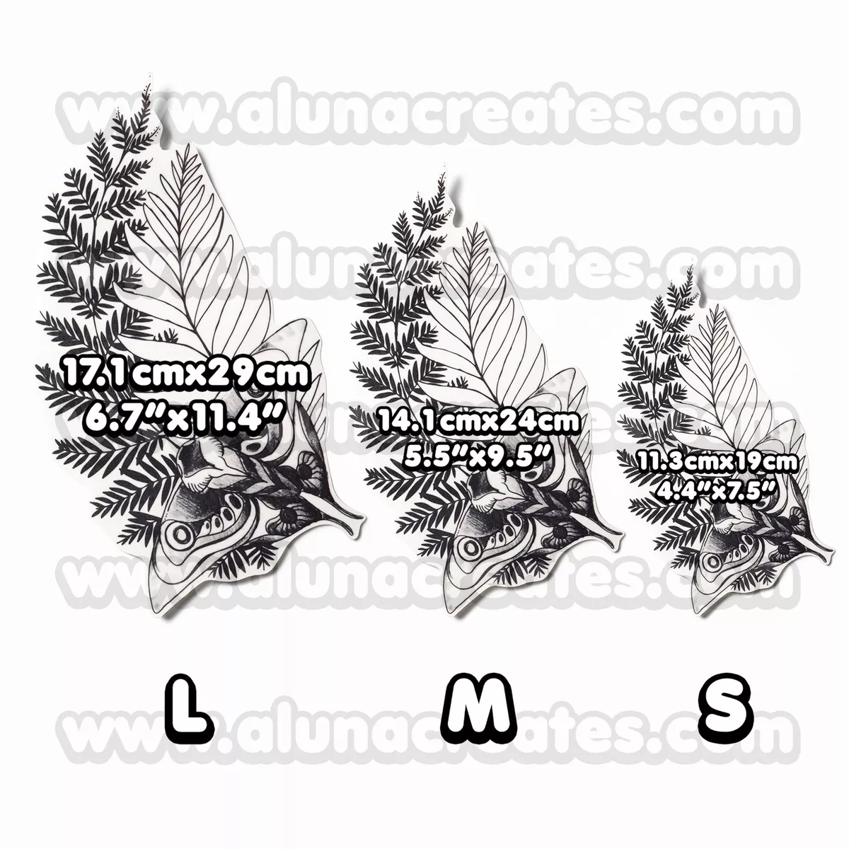 The Last of Us 2 Ellie Temporary Tattoo for Cosplayers, 4 Different Sizes 