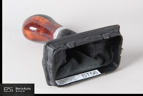 05-12 Mercedes R230 SL550 SL55 Shifter Shift Knob Boot Cover Keyless Go OEM - Picture 9 of 11