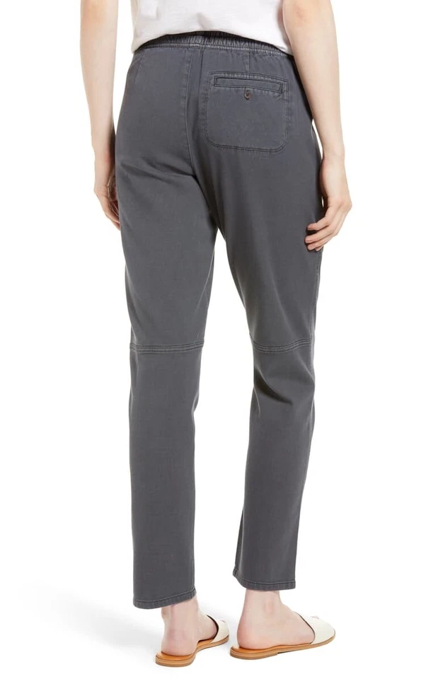 Nic+zoe 169242 女式纯色棉现代实用裤子休闲墨水 8 码 — 第 2/2 张图片