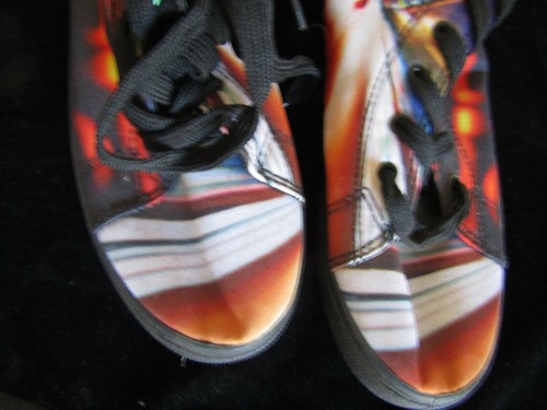 Size 4 Boys Or Girls Canvas Skate Shoes. For Skate Board Riding - Picture 3 of 5
