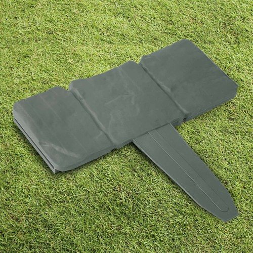20pcs Border Edging Plastic Fence Panel Stone Lawn Yard Durable Garden Fence - Picture 15 of 18