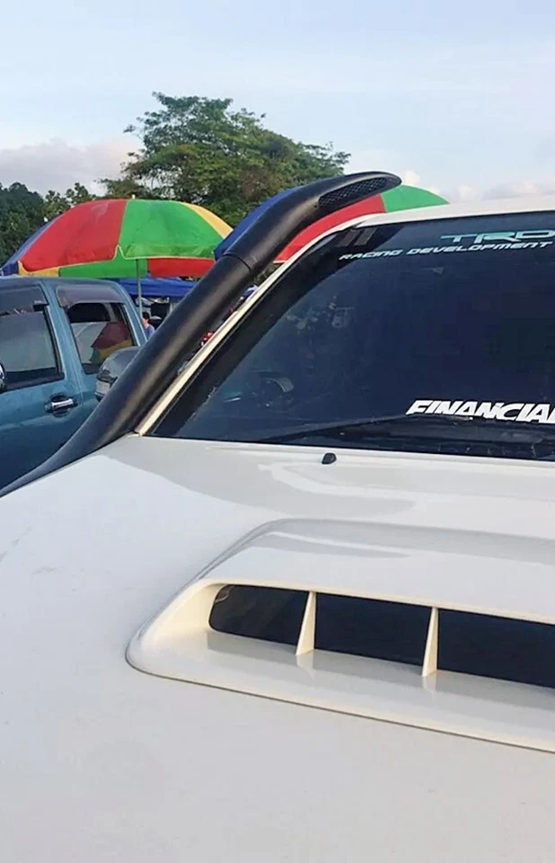 Kit de snorkel de vehículo para camioneta Toyota Hilux KUN26 3,0 L 4,0 L 2005-2014 cabezal de cuña Foto 3 de 4