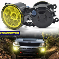 Yellow Pair Bumper Led Fog Lights Driving Lamps For Jeep Compass 2017 2018 -2020