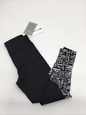 DKNY Women's High-Waist 7/8 Length Sport leggings, Black, XS