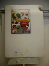 SAN JAMAR KATCHALL PROFESSIONAL WHITE 24 X 18 X 1/2 CUTTING BOARD W/ HOOK