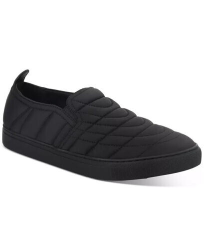 Alfani Mens Cooper Quilted Slip-On Sneakers Black Sz 7M 6790₽