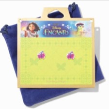 Disney Encanto Butterfly Sterling Silver Stud Earrings