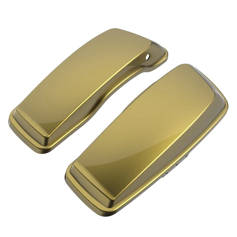 Крышки седельной сумки Advanblack оливковое золото нормальные растянутые подходят для Harley Touring 2014+ - Изображение 4 из 4