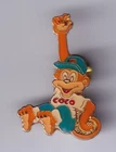 RARE PINS PIN'S .. VINTAGE ART ADVERTISING KELLOGG'S COCO MONKEY 1990 ~US2