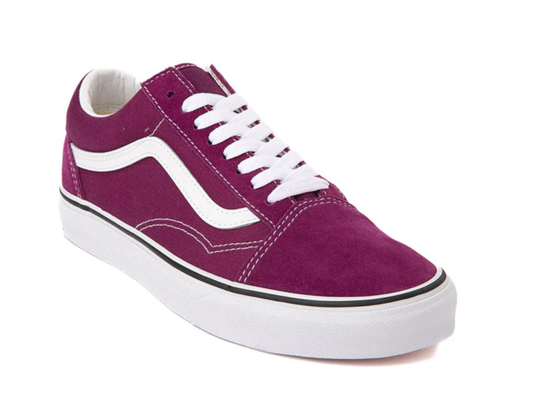 Vans Old Skool Grape Wine/True White Mens Sneakers