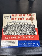 National Brewing Co. Recorded Highlights Baltimore Colts vs New York Giants 1958