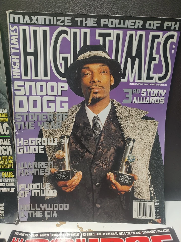 VTG  Magazine Hip Hop Lot Of 4 The Source XXL High Times Snoop Dogg   - Image 2 of 4
