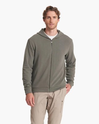 WAFFLE CORDUROY TRACK PULLOVER XL 未使用・新品 Vuori Men's Performance Waffle Full Zip Hoodie Size XL Dusty Pine