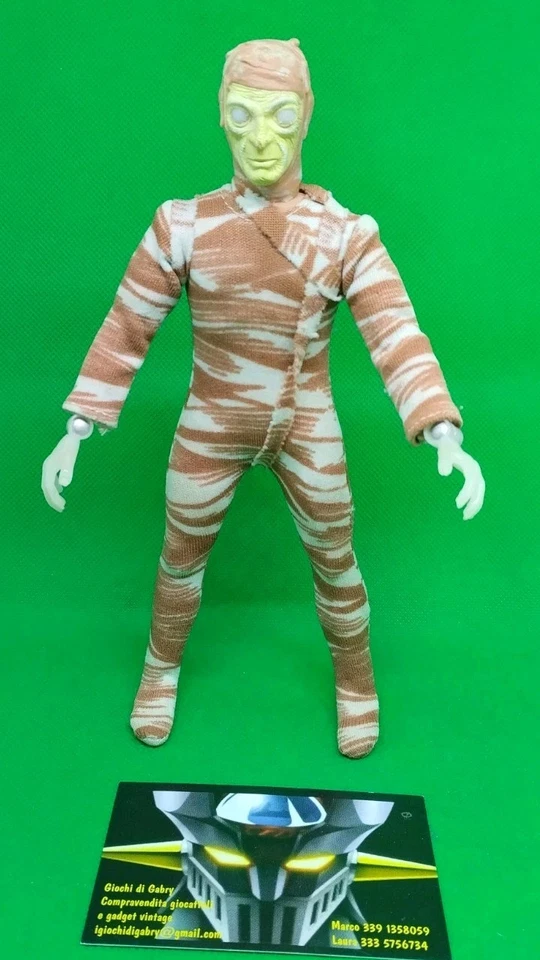 Rare Figure The Mad Monster Series THE HORRIBLE MUMMY, 20 cm MEGO 1973 Hong Kong - Imagen 2 de 4