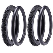 2 Pack 2.50-17 Motorcycle Tires, 2.5-17" Dirt Bike Tires and Inner Tubes Fits...