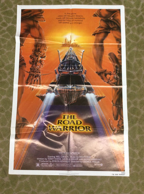 The Road Warrior 1981 original movie poster one sheet 27x41 Mel Gibson Mad Max